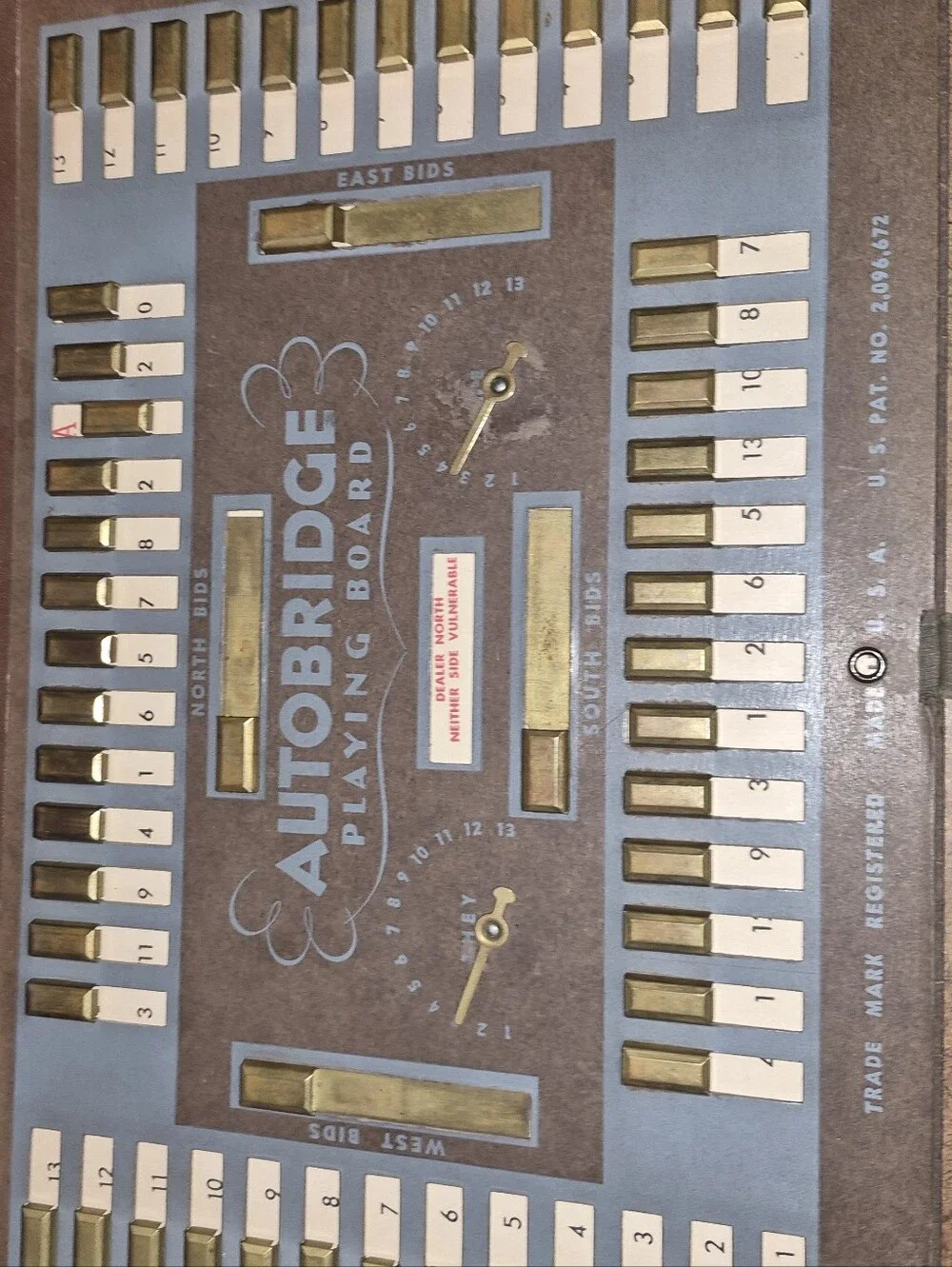 🃏 Vintage Autobridge Playing Board Game | 1930s–1940s Bridge Collectible